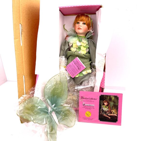 Premiere Edition by Linda Mason“Treasure of the Emerald Isle” 15” Porcelain Doll - Picture 1 of 16